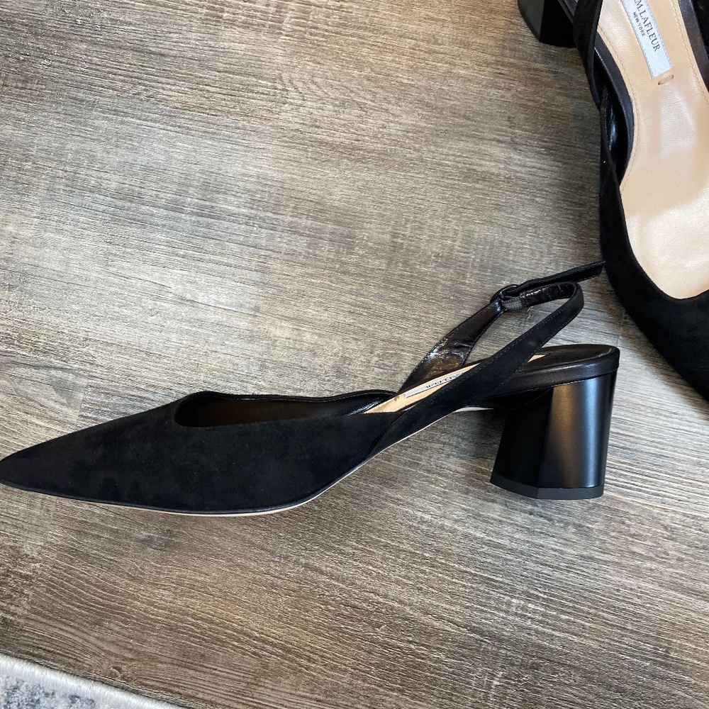 M.M Lafleur Suede Pump Heels - Picture 5 of 5